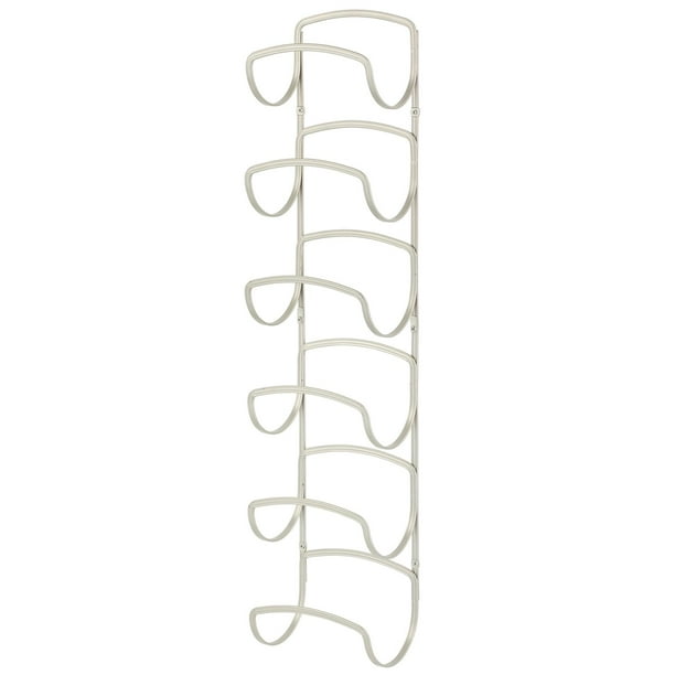 mDesign Metal Wall Mount Bathroom Towel Rack Holder Chrome 6 Levels mDesign Metal Wall Mount Bathroom Towel Rack Holder Chrome 6 Levels